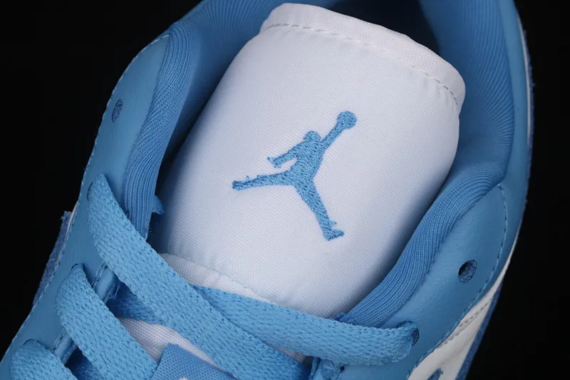 All categories Air Jordan Jordan series basketball shoes Air Jordan 1 Low new version Air Jordan 1 Low Shadow AJ1 Joe 1 North Carolina blue low-top cultural and leisure sports sneakers AO9944-441